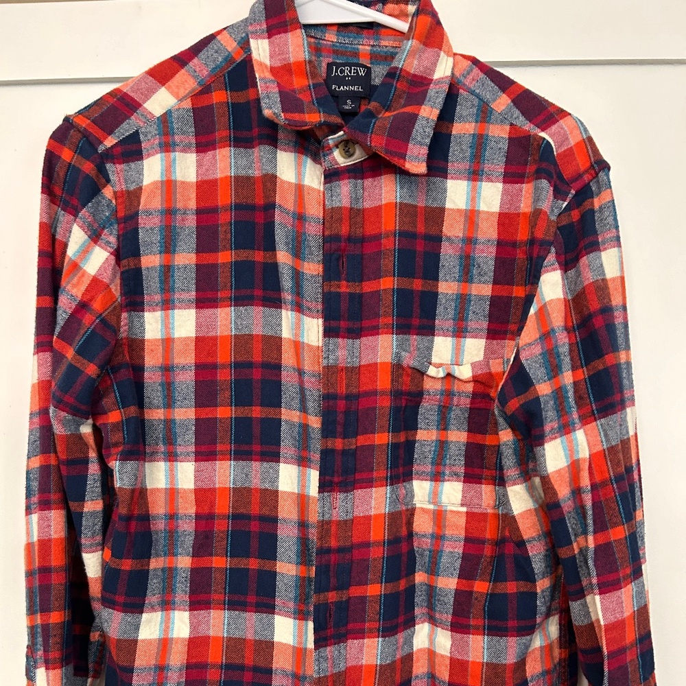 J. Crew Flannel Button Down Shirt